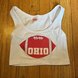Brand new Ohio State cropped tank.